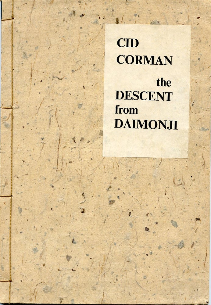 Item #SKB-12572 The Descent from Daimonji. Cid CORMAN.