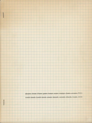 Item #SKB-13242 Four Book. Vito ACCONCI
