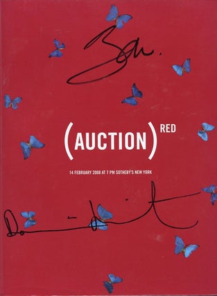 Item #SKB-13937 Red Auction. Damien HIRST, BONO