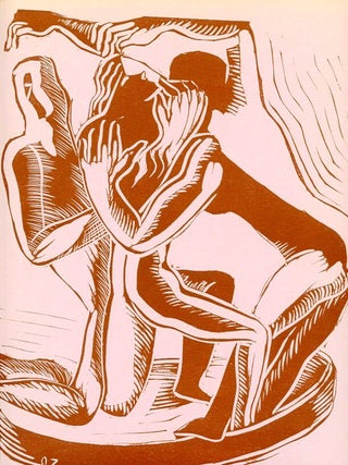 Item #SKB-14851 Original untitled engraving. Ossip ZADKINE