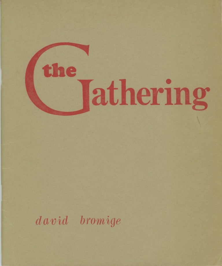 Item #SKB-15045 The Gathering. David BROMIGE.