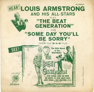 Item #SKB-15219 The Beat Generation/Someday You'll Be Sorry. Louis ARMSTRONG