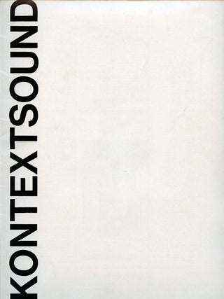 Item #SKB-16357 Kontextsound. Michael GIBBS, Henri CHOPIN