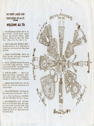 Item #SKB-16380 Handbill welcoming visitors of Kitsilano, Vancouver, Canada to visit the hip...