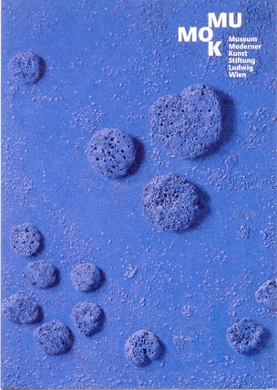 Item #SKB-16979 Folding invitation for Klein's 2007 "Yves Klein: Die Blaue Revolution" at Mumok...
