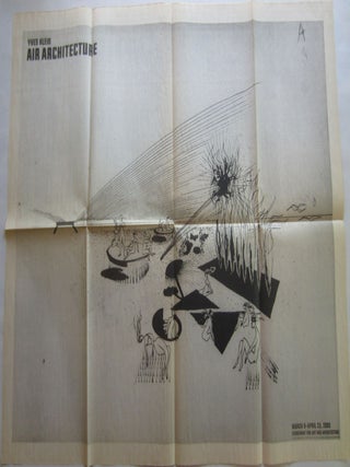 Item #SKB-16984 Folding poster invitation for Klein's 2005 "Air Architecture" show at the...