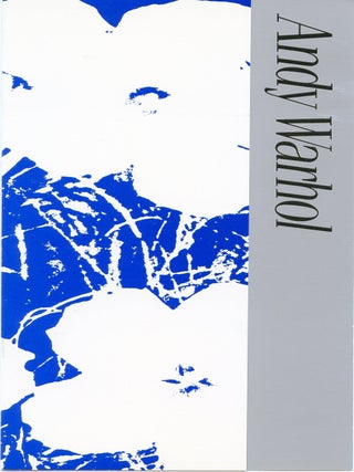 Item #SKB-17001 Folding invitation for Warhol's 1989 "Flowers" show at the Vrej Baghoomian...