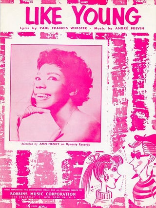 Item #SKB-17055 Like Young. Paul Francis WEBSTER, Andre PREVIN