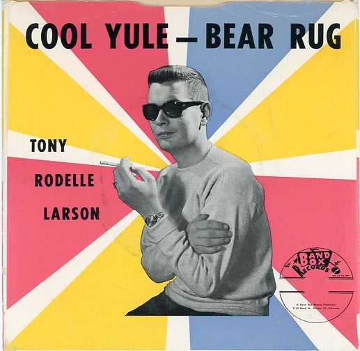 Item #SKB-17121 Cool Yule b/w Bear Rug. Tony Rodelle LARSON.