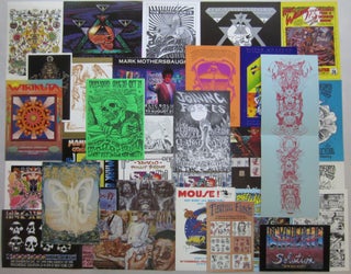 Item #SKB-17251 Psychedelic Solution Gallery exhibition announcement card set 1986-1995. Jacaeber...
