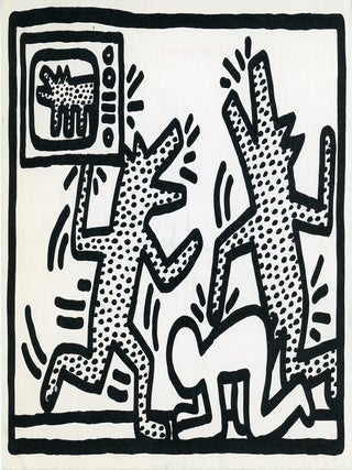 Item #SKB-17321 Promotional card from Barbara Gladstone gallery announcing publication and...
