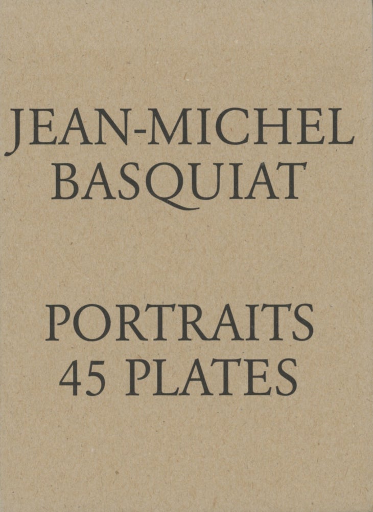 Item #SKB-17374 Portraits: 45 Plates. Jean-Michel BASQUIAT.