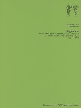 Item #SKB-17496 Integration: Journal for Mind Moving Plants and Culture, No. 4, 1993. Thomas LYTTLE