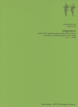 Item #SKB-17496 Integration: Journal for Mind Moving Plants and Culture, No. 4, 1993. Thomas LYTTLE