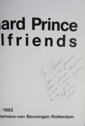 Item #SKB-17616 Richard Prince: Girlfriends. Richard PRINCE, Glenn HOROWITZ