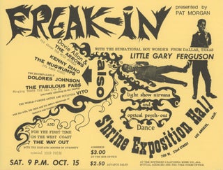 Item #SKB-17686 [LA: Privately published, 1966]. 1966 Handbill announcing the "Freak-In" at the...