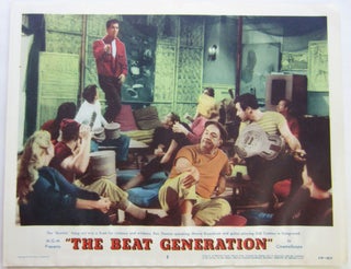 Item #SKB-1834 Color lobby card from the 1959 Beat exploitation film, The Beat Generation...