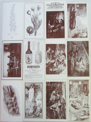 Item #SKB-9084 Complete set of Ludlow Library drug-themed notecards. Fitz Hugh LUDLOW