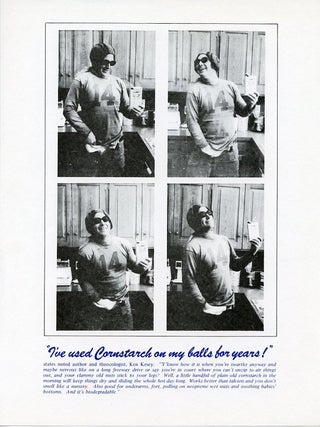 Item #SKB-9740 ''I've Used Cornstarch on My Balls for Years!''. Ken KESEY